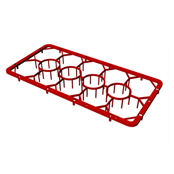 Green extender for trays 50x50x4 | Line - C 1412 - Image 1