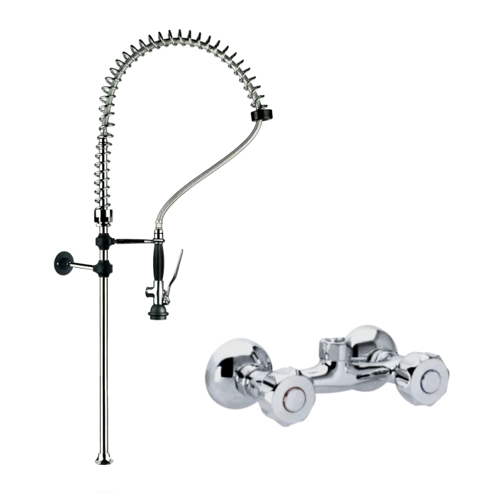 Shower with tap wall mounted | Line - DOC 2+ - Image 1