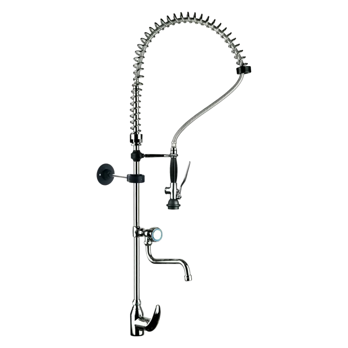 One hole mixer tap with short lever and shower | Line - DOC 6+ - Image 1