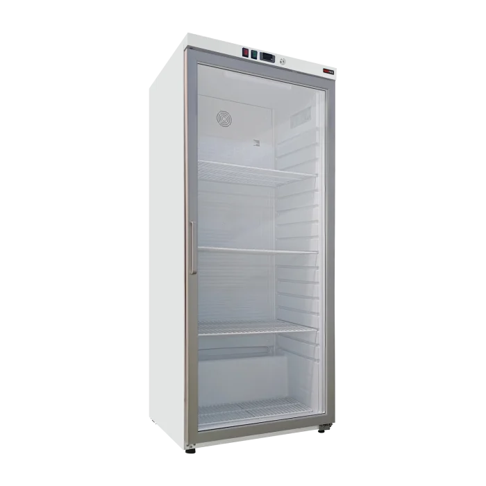 Cooling cabinet 350 l, glass door, white | Line - DRR 400/G - Image 1
