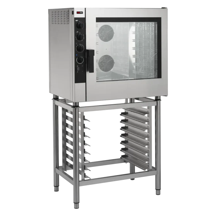 Combi convection steam oven electric 7x GN 1/1 electromechanical, direct steam 400 V | Line - EPM 0711 E - Image 1