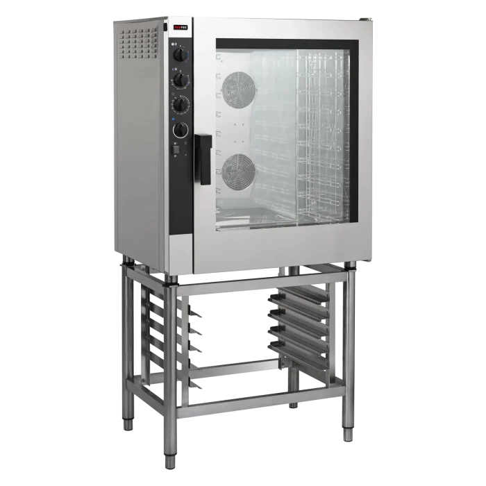 Combi convection steam oven electric 10x GN 1/1 electromechanical, direct steam 400 V | Line - EPM 1011 E - Image 1
