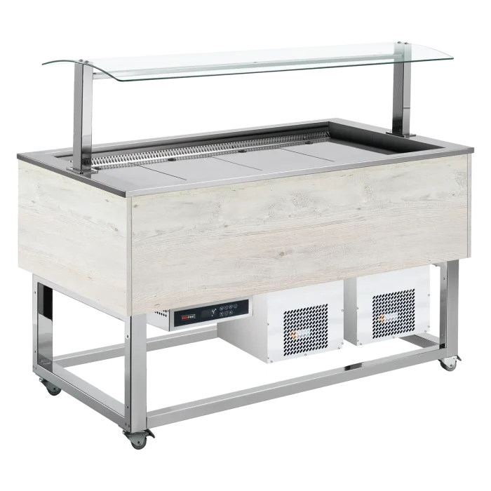 Food display island chilled GN 3-1/1 Hemlock | Line - ES BLUE+ 3H - Image 1