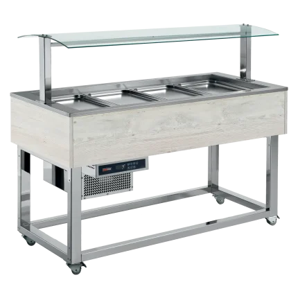 Food display island chilled GN 3-1/1 RAL | Line - ES GREEN+ 3R