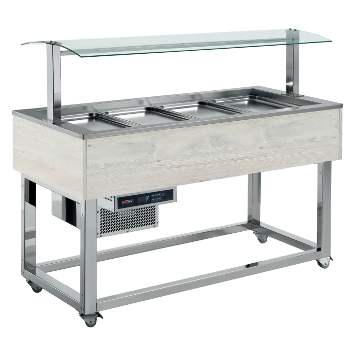 Food display island chilled GN 6-1/1 Hemlock | Line - ES GREEN+ 6H - Image 1