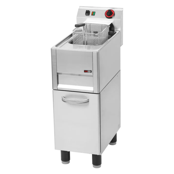 Electric fryer 0,75 kW/l, 8 l on cabinet 400 V | Line - FE 31 ELT - Image 1