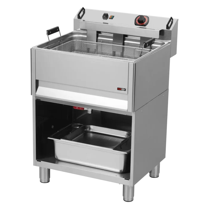 Electric fryer 0,5 kW/l, 30 l counter top drain tap 400 V | Line - FE 60 T/P - Image 1