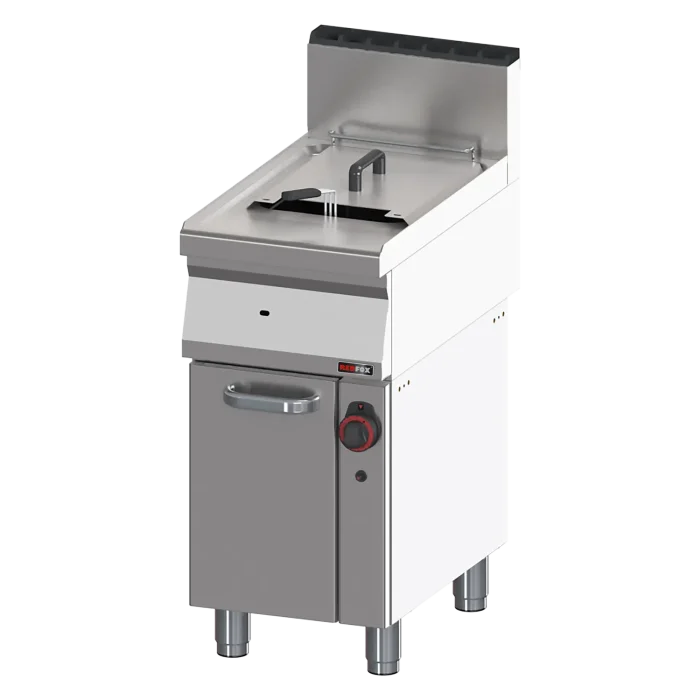 Gas fryer 0,8 kW/l, 15 l on cabinet | Line - FE 70/40 G - Image 1