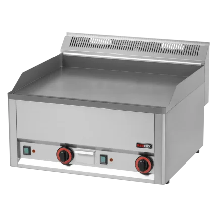 Fry-top griddle plate 65x48 electric smooth without cabinet 400 V | Line - FTH 60 EL