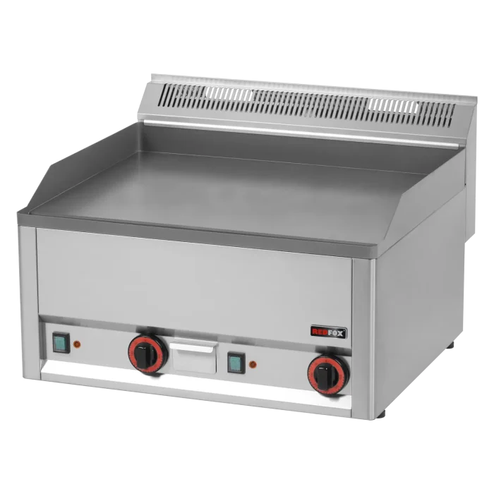 Fry-top griddle plate 65x48 electric smooth without cabinet 400 V | Line - FTH 60 EL - Image 1