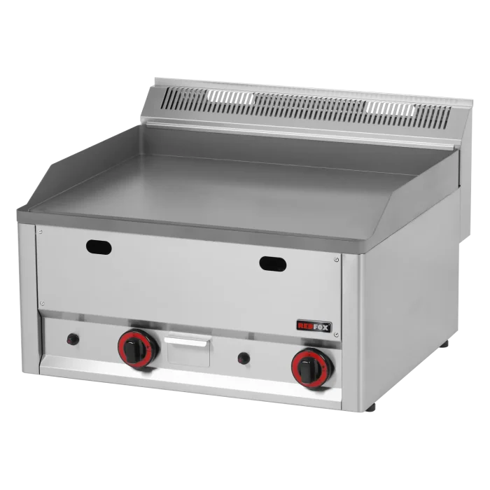 Fry-top griddle plate 65x48 gas smooth without cabinet | Line - FTH 60 GL - Image 1