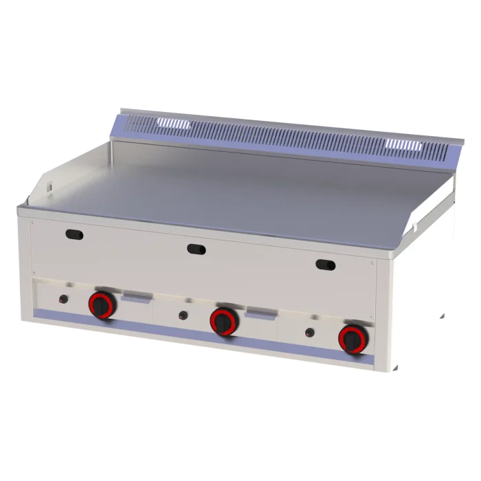 Fry-top griddle plate 97x48 gas smooth without cabinet | Line - FTH 90 GL - Image 1