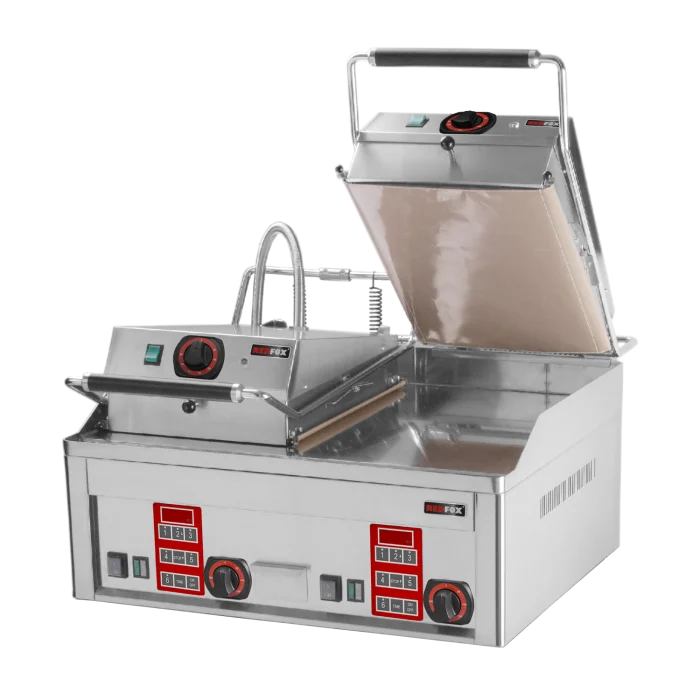 Fry-top griddle plate electric smooth chrom | Line - FTHC 60 ED + 2x KD 30 T - Image 1