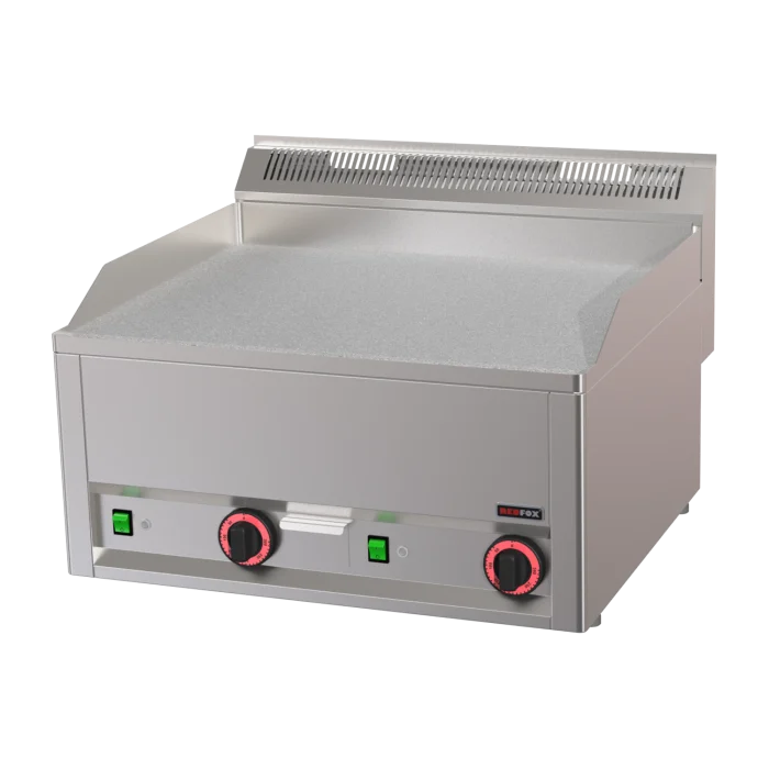 Fry Top Griddle 65x48 electric durable chrome smooth without cabinet 400 V | Line - FTHC 60 EL - Image 1