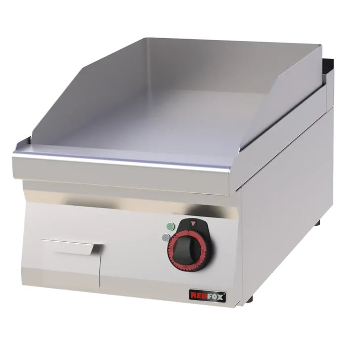 Fry-top griddle plate 40x51 electric chromed smooth without cabinet 400 V | Line - FTHC 70/04 E - Image 1