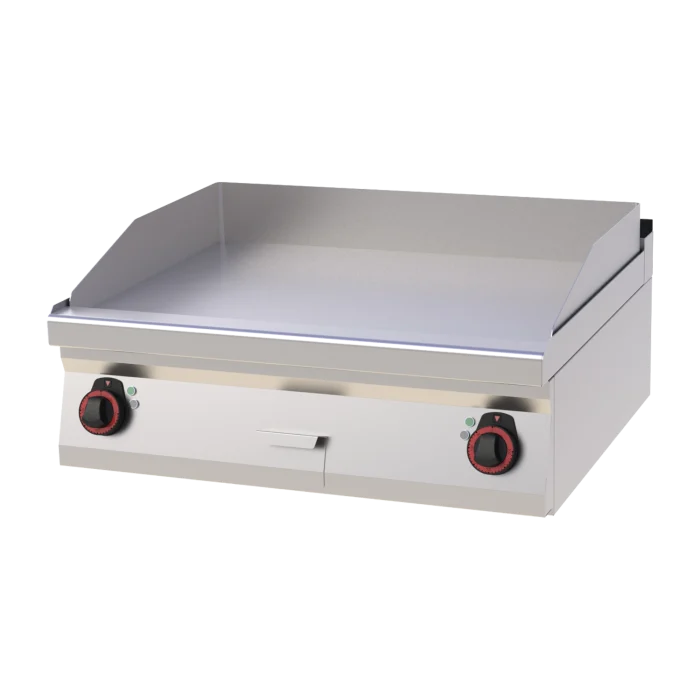 Fry-top griddle plate 80x51 electric chromed smooth without cabinet 400 V | Line - FTHC 70/08 E - Image 1