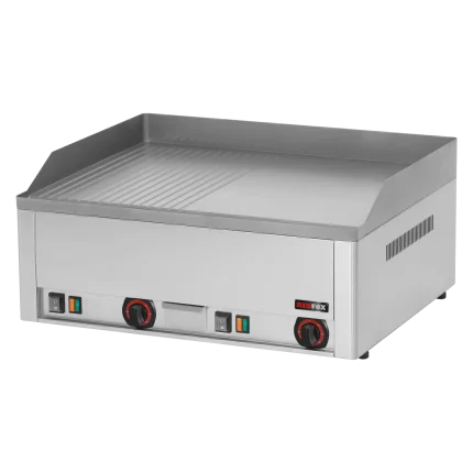 Fry-top griddle plate 65x48 electric combined counter top 400 V | Line - FTHR 60 E