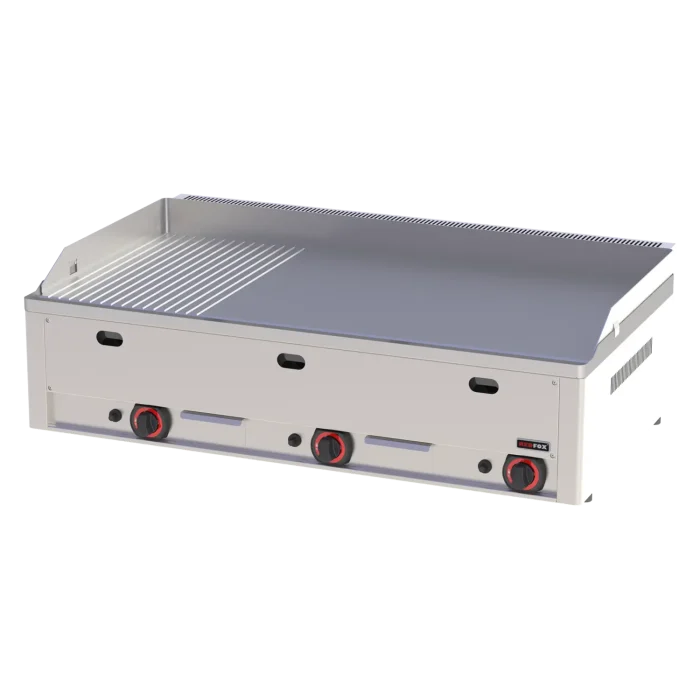 Fry-top griddle plate 97x48 gas combined counter top | Line - FTHR 90 G - Image 1