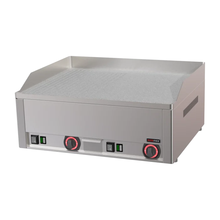 Fry Top Griddle 65x48 electric durable chrome combined table 400 v | Line - FTHRC 60 E - Image 1