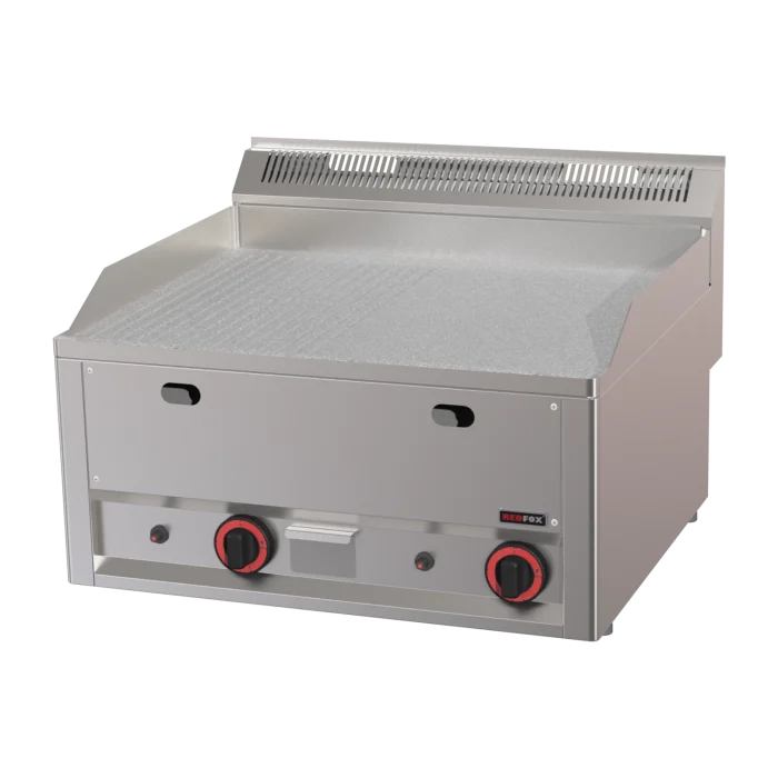 Fry Top Griddle 65x48 gas durable chrome combined without cabinet | Line - FTHRC 60 GL - Image 1