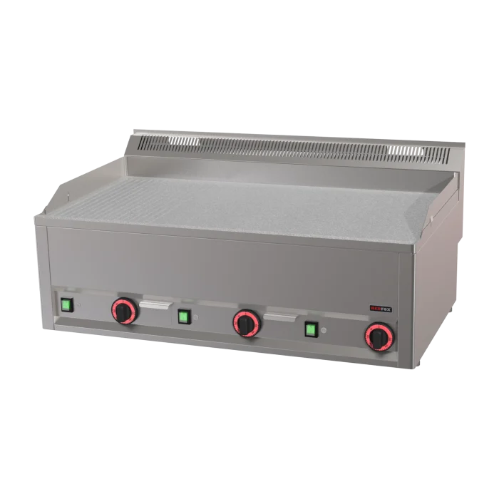 Fry Top Griddle 97x48 electric durable chrome combined without cabinet 400 v | Line - FTHRC 90 EL - Image 1