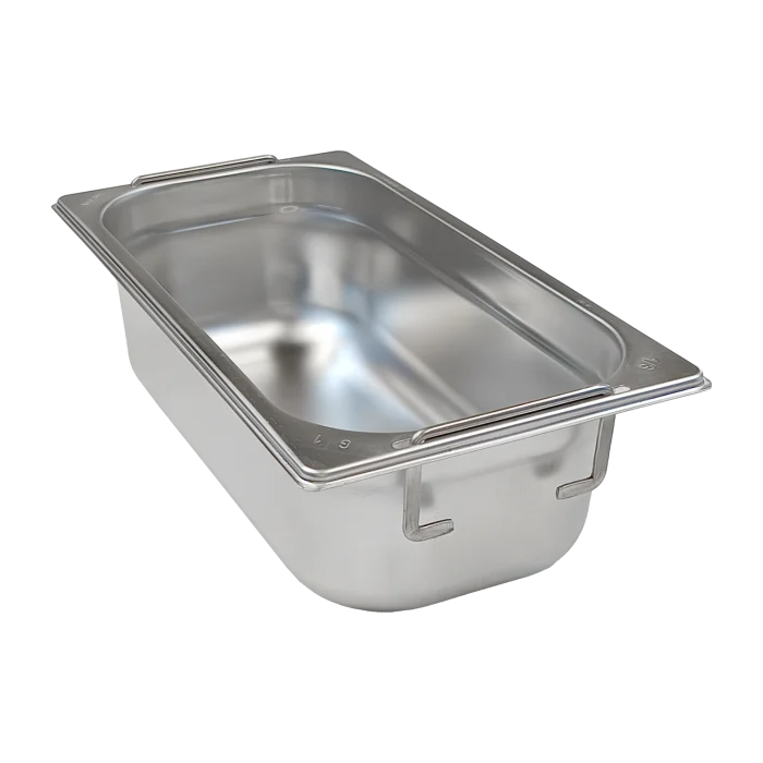 GN container GN 1/3 - 100 handles stainless steel | Line - GN 1/3-100 U - Image 1