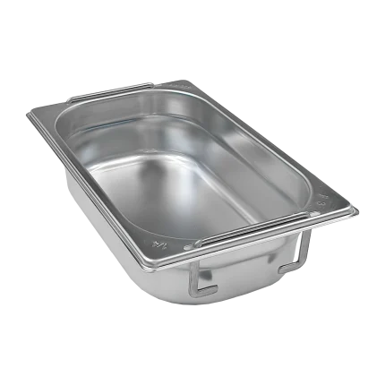 GN container GN 1/4 - 65 handles stainless steel | Line - GN 1/4-65 U