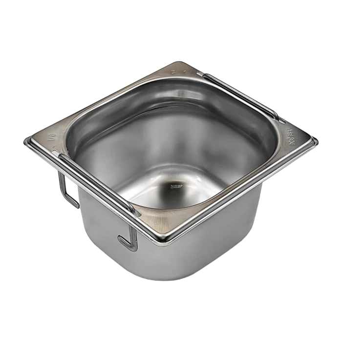 GN container GN 1/6 - 100 handles stainless steel | Line - GN 1/6-100 U - Image 1