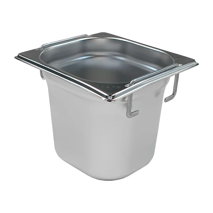 GN container GN 1/6 - 150 handles stainless steel | Line - GN 1/6-150 U - Image 1