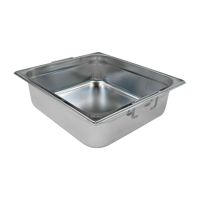 GN container GN 2/3 - 100 handles stainless steel | Line - GN 2/3-100 U - Image 1