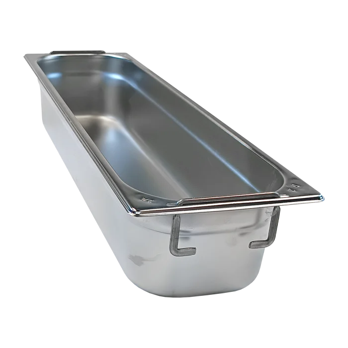 GN container GN 2/4 - 100 handles stainless steel | Line - GN 2/4-100 U - Image 1