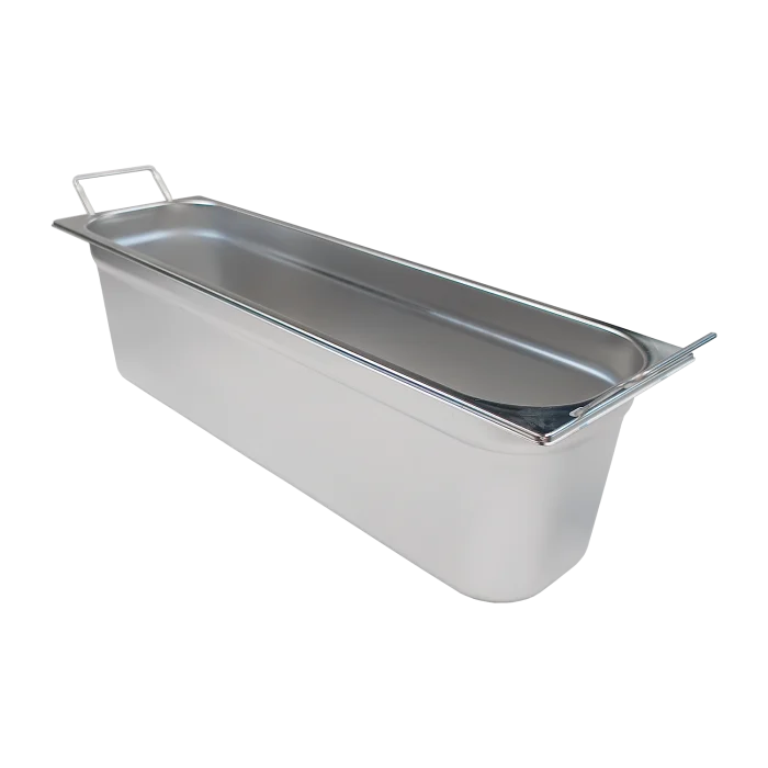 GN container GN 2/4 - 150 handles stainless steel | Line - GN 2/4-150 U - Image 1