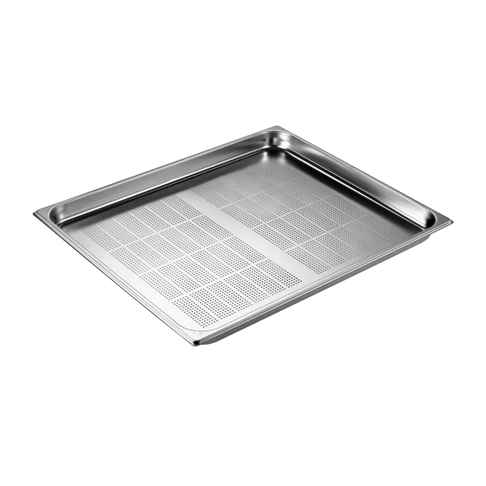 GN container perforated GN 2/1 - 40 stainless steel | Line - GND 2/1-40 - Image 1