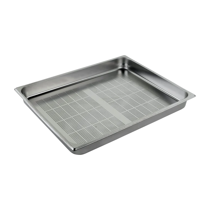 GN container perforated GN 2/1 - 65 stainless steel | Line - GND 2/1-65 - Image 1