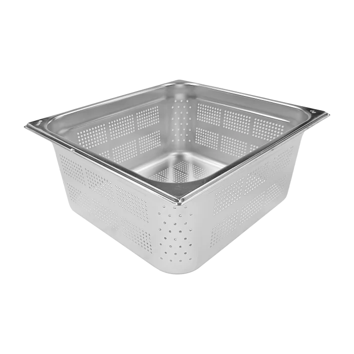 GN container perforated GN 2/3 - 150 stainless steel | Line - GND 2/3-150 - Image 1