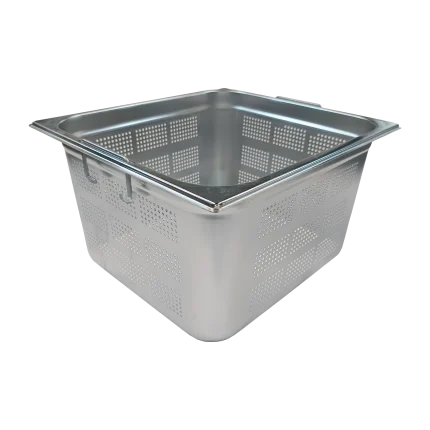 GN container perforated GN 2/3 - 200 handles stainless steel | Line - GND 2/3-200 U