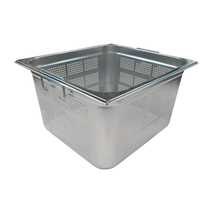GN container perforated GN 2/3 - 200 handles stainless steel | Line - GND 2/3-200 U - Image 1