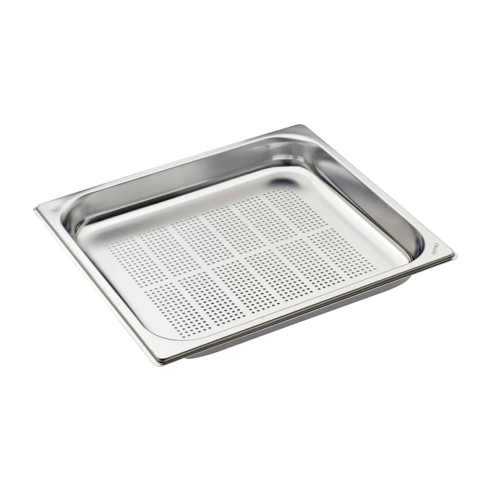 GN container perforated GN 2/3 - 40 stainless steel | Line - GND 2/3-40 - Image 1