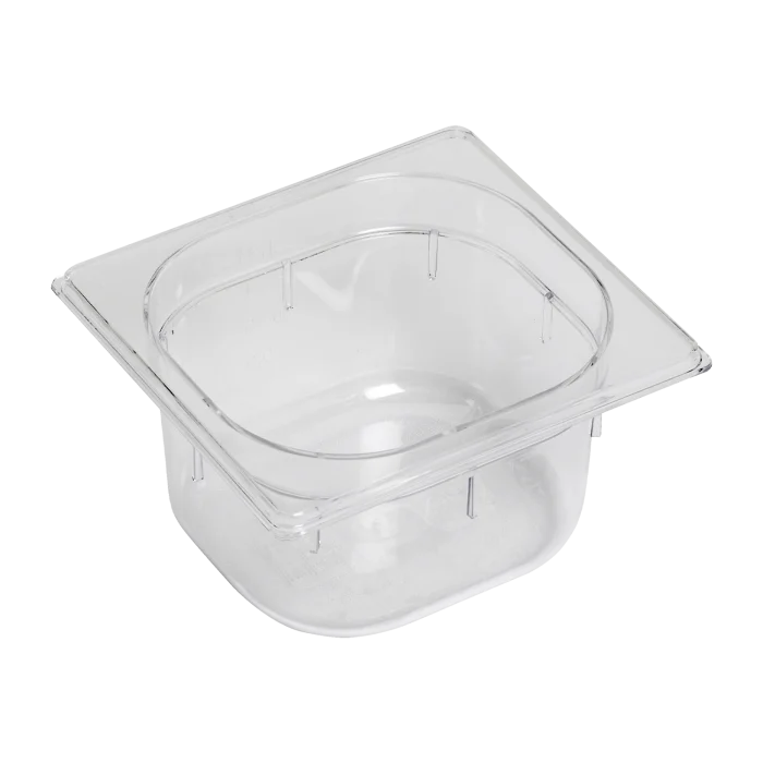 GN container GN 1/6 - 100 polycarbonate | Line - GNP 1/6-100 - Image 1