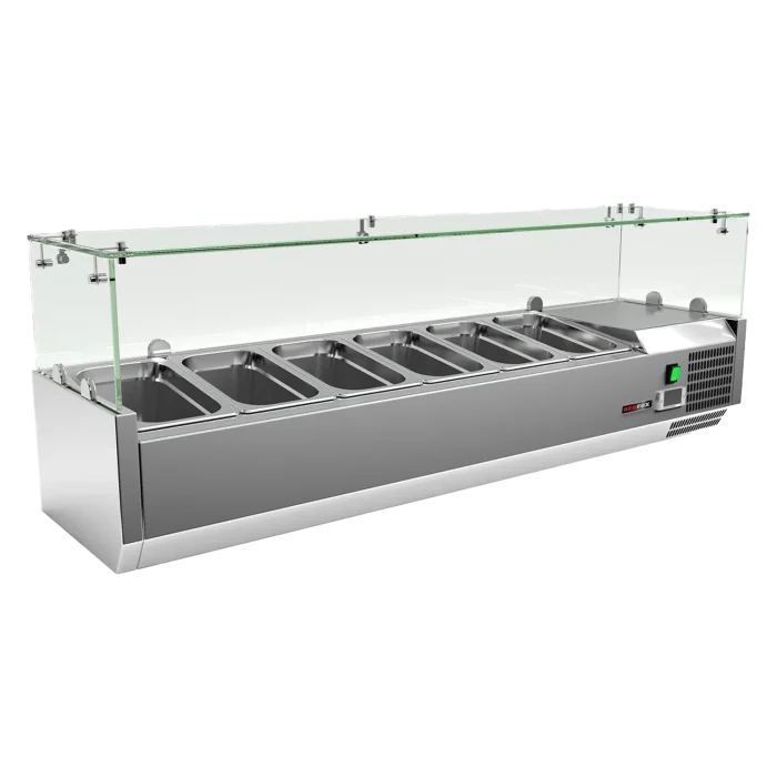 Cooling display 6 x GN 1/4 | Line - MCH 4140 - Image 1