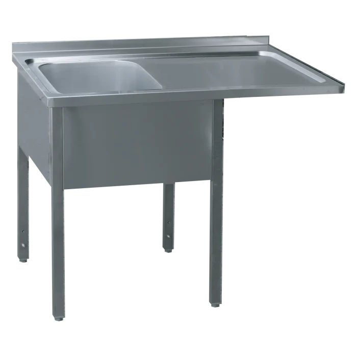 Washing table 120x70x90 - 1x sink 50x40x30 drain area right | Line - MSJOP/M 7012 - Image 1