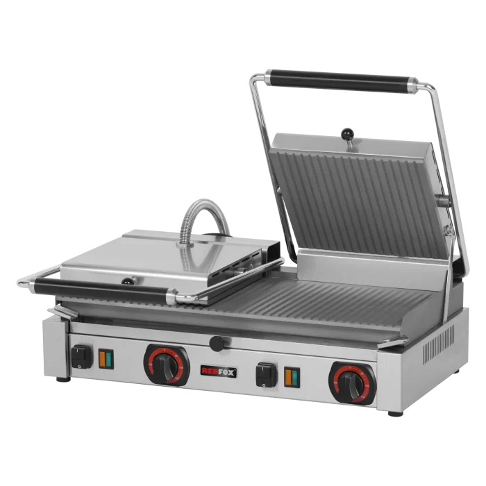 Panini grill grooved electric 57x24 400 V | Line - PD 2020 R - Image 1