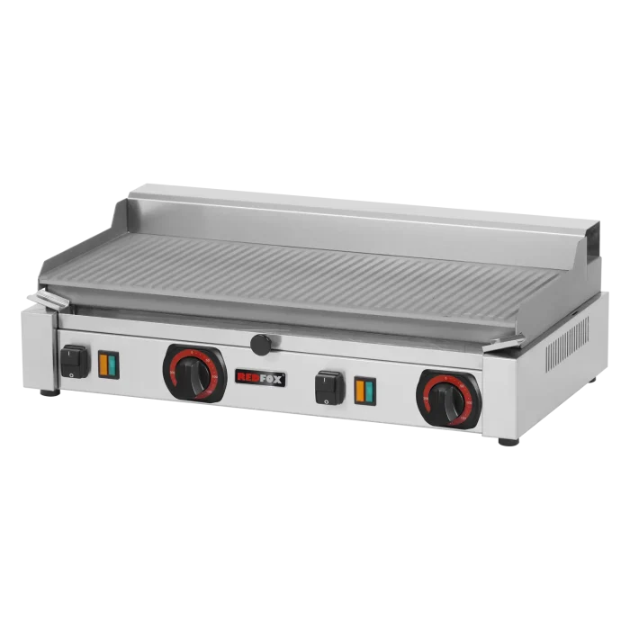 Fry-top griddle plate electric grooved counter top 230 V | Line - PD 2020 RB - Image 1