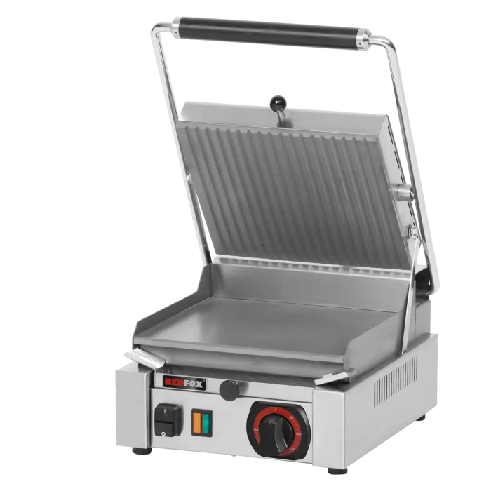Panini grill smooth electric grooved upper plate 26x24 230 V | Line - PS 2010 L - Image 1