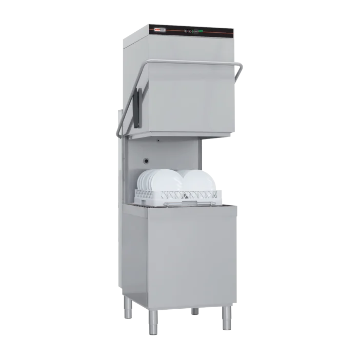 Hood type dishwasher single skin controls on TOP 50x50 - 400 V | Line - QQI 102/TOP - Image 1