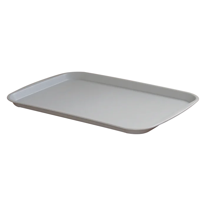 Tray for fast food 27x36 Polypropylene grey | Line - RF - Podnos fast food 27x36 - Image 1
