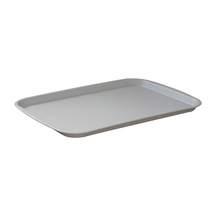 Tray for fast food 31x44 Polypropylene grey | Line - RF - Podnos fast food 31x44 - Image 1