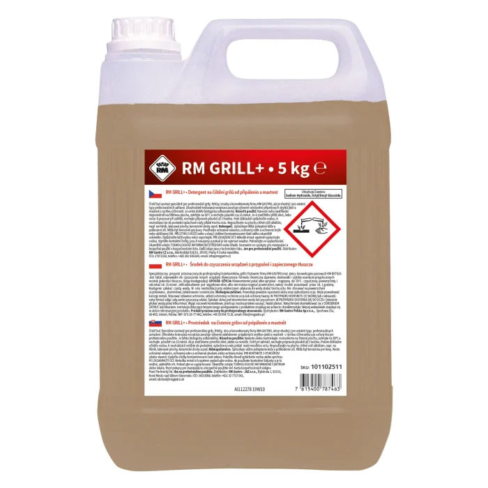 Detergent for grills and griddles cleaning 5 kg | RM + Line - RM Grill+ 5 kg - Image 1
