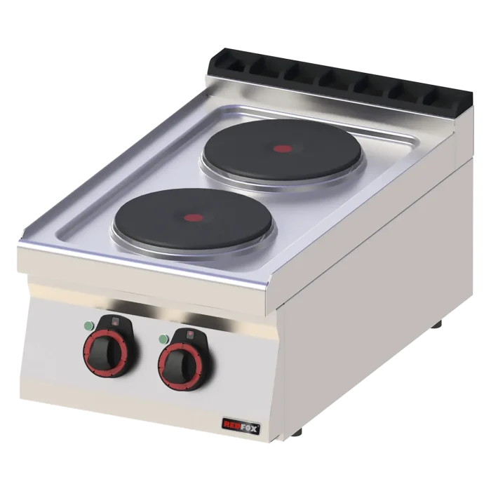 Cooking range electric 2x plate without cabinet 400 V | Line - SP 70/04 E - Image 1