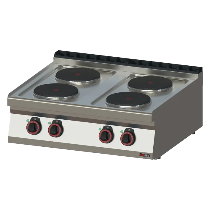 Cooking range electric 4x plate without cabinet 400 V | Line - SP 70/08 E - Image 1
